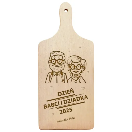 Prezent na Dzień Babci i Dziadka wyjątkowa personalizowana Deska do Krojenia
